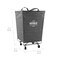 Seville Classics Heavy-Duty Rolling Laundry Hamper, 18.25" W x 18.25" D x 27.5" H